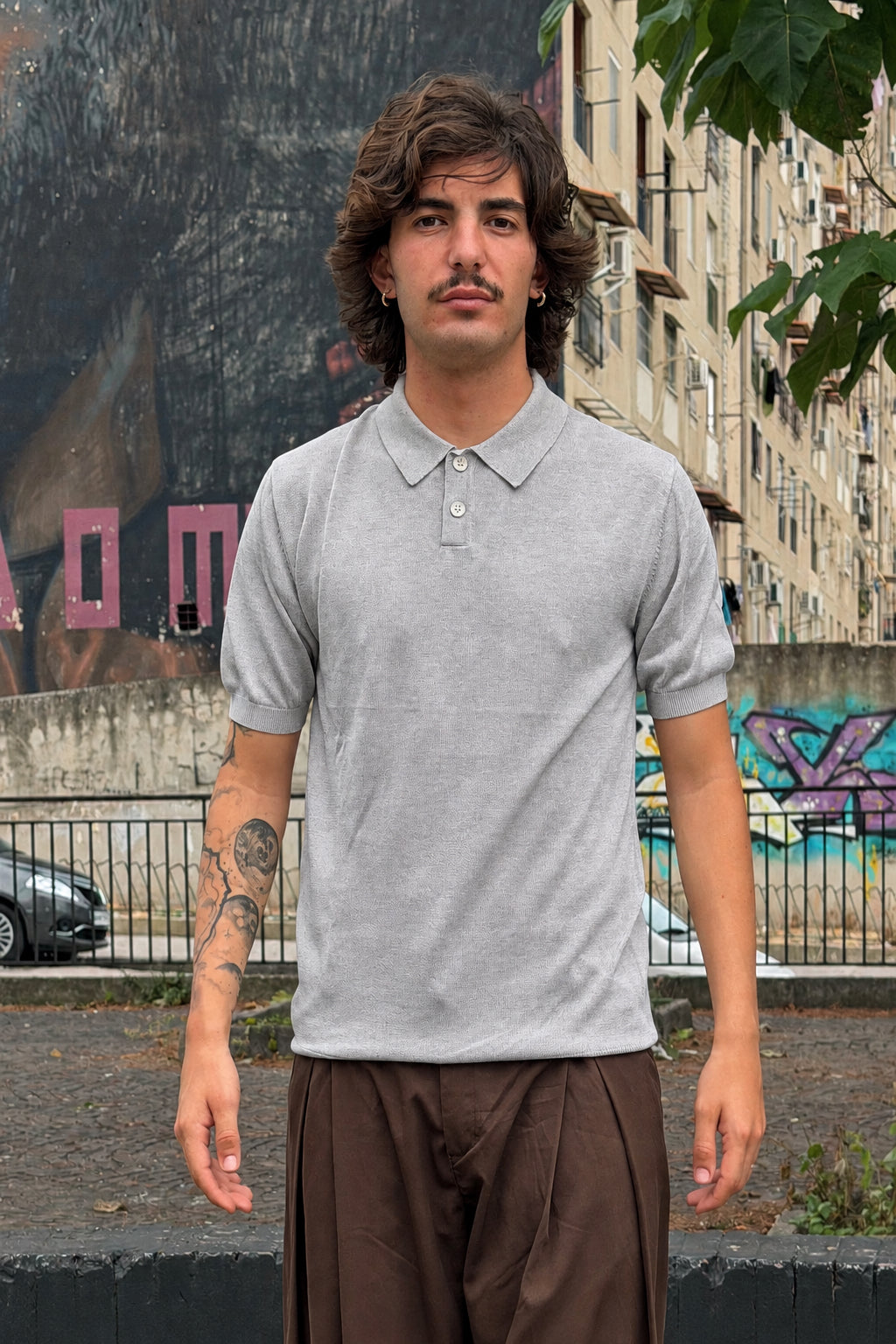 Polo in filo botton