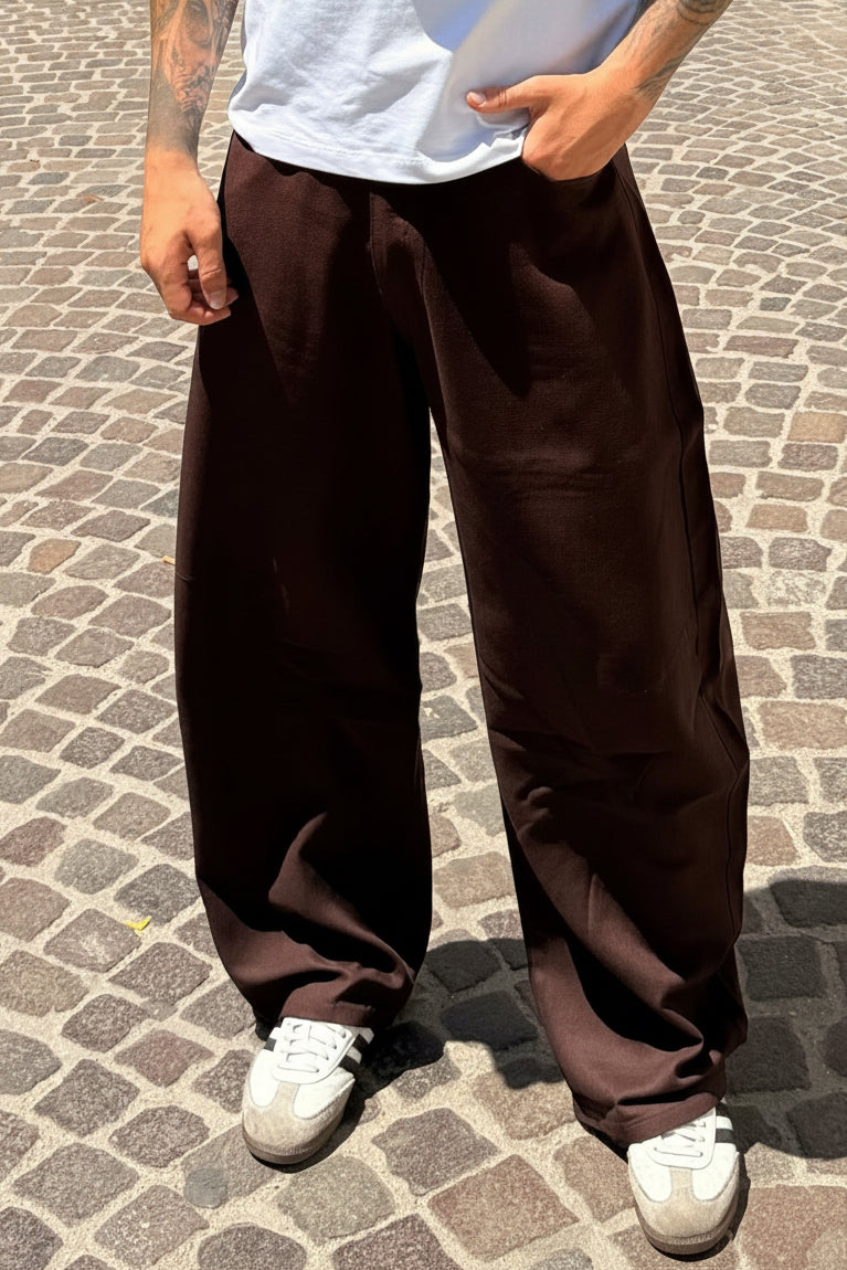 Pantalone baloon in lino