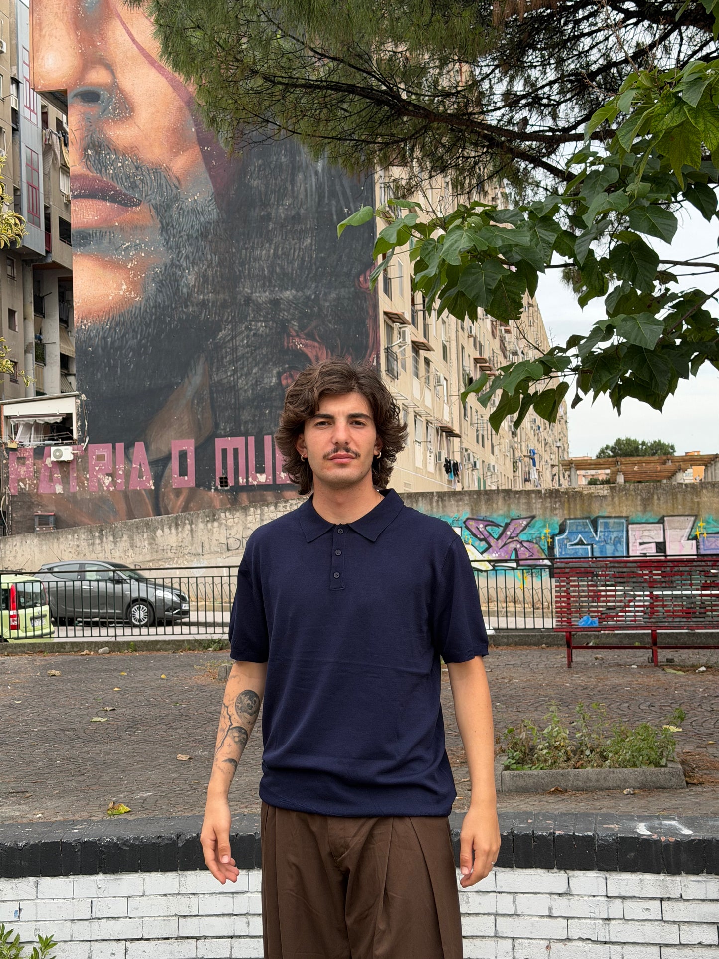 Polo in filo botton