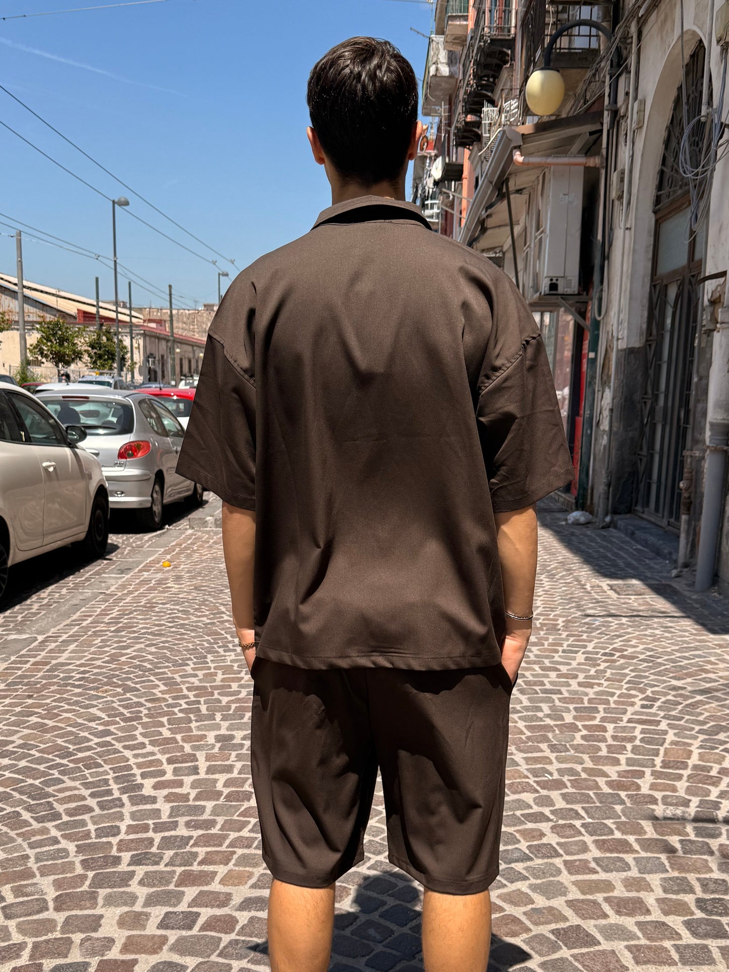 Coordinato bermuda camicia 30€
