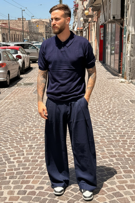 Pantalone baloon in lino