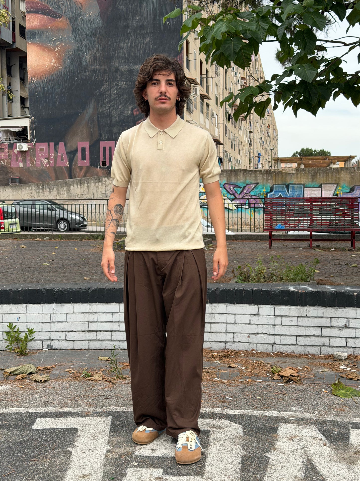 Polo in filo botton