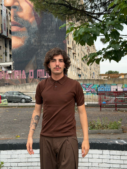 Polo in filo botton